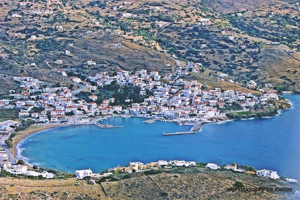 Villa Bonatsa Andros Home Mpatsi Esterno foto